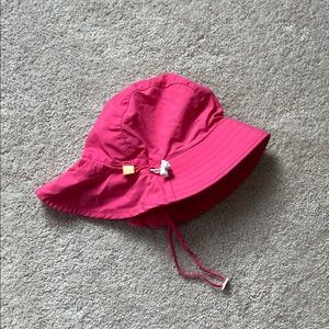 Kids Sun Hat - Hot Pink Adjustable Bucket Hat